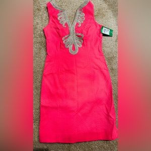 NEW with TAGS - Lilly Pulitzer Janice Shift Dress color salmon